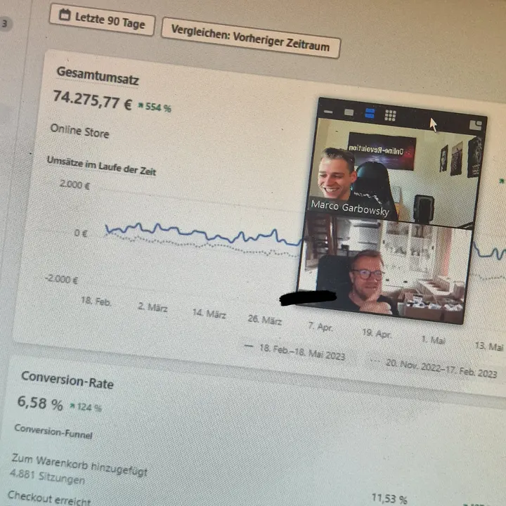 Alex: 74.276 € Umsatz in 90 Tagen